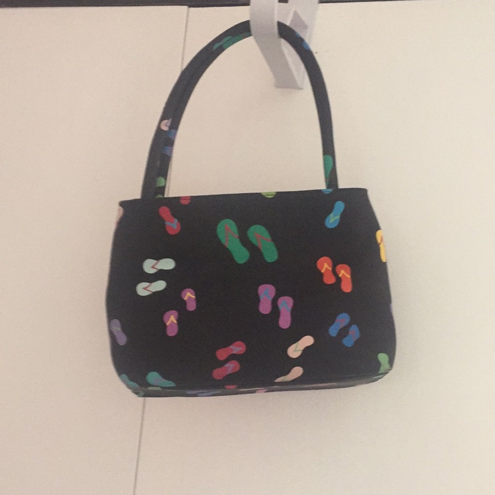 Sunny Black Flip Flop Bag